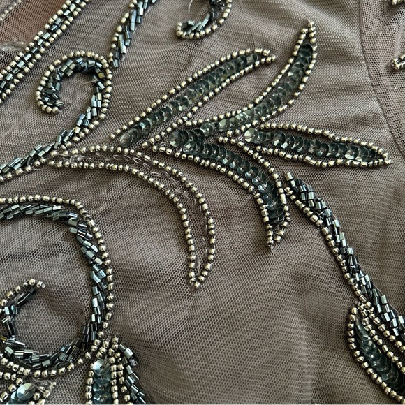 Pizarro Nights | Illusion Beaded Mesh Gown - Picture 12 of 12